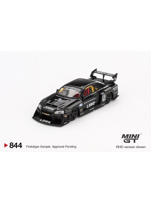 Minigt - 1:64 Nissan LB-ER34 Super Silhouette SKYLINE, Black, 2024 (RHD) - MINI GT