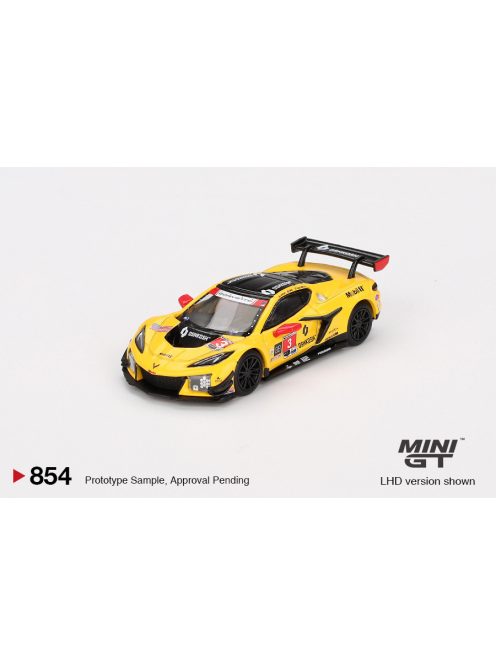 Minigt - 1:64 Chevrolet Corvette Z06 GT3.R #3 Corvette Racing by Pratt Miller Motorsports 2024 IMSA Daytona 24 Hrs (LHD) - MINI GT