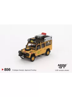   Minigt - 1:64 Land Rover Defender 110 Camel Trophy Amazon Team Turkey Exclusive 1989 (LHD) - MINI GT