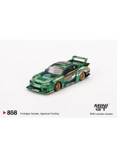   Minigt - 1:64 Nissan Silvia (S15) LB-Super Silhouette LBWK 2024 Fausto Racing (RHD) - MINI GT