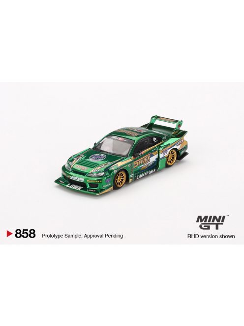 Minigt - 1:64 Nissan Silvia (S15) LB-Super Silhouette LBWK 2024 Fausto Racing (RHD) - MINI GT