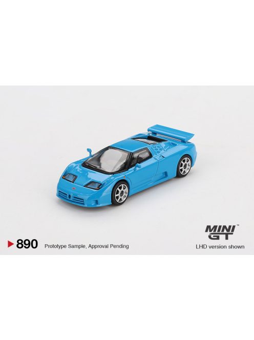 Minigt - 1:64 Bugatti EB110 Super Sport Blu Bugatti 1995 (LHD) - MINI GT