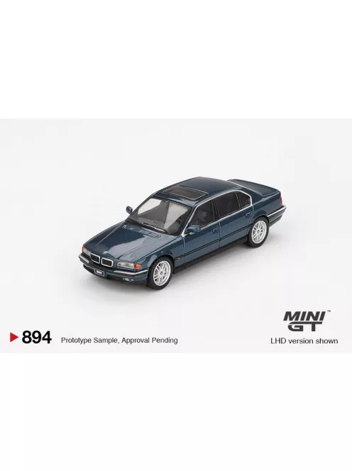 Minigt - 1:64 BMW 750IL (E39), Sorrento Blue Metallic, 1998