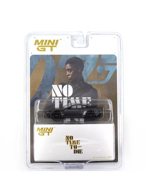 Minigt - 1:64 Aston Martin DBS James Bond 007 Series "No Time To Die" 2021 - English Blister Packaging - MINI GT