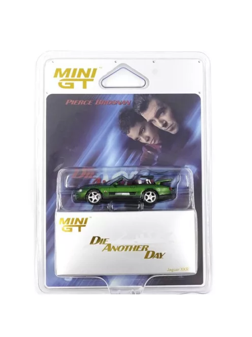 Minigt - Jaguar XKR James Bond 007 Series "Die Another Day" Green 2002 English