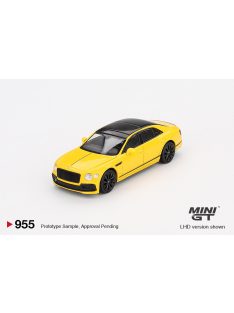   Minigt - 1:64 Bentley Flying Spur, Monaco Yellow, 2023 (LHD) - MINI GT