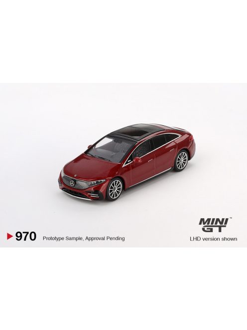 Minigt - 1:64 Mercedes-Benz EQS 580 4MATIC Red Metallic 2024 - MINI GT