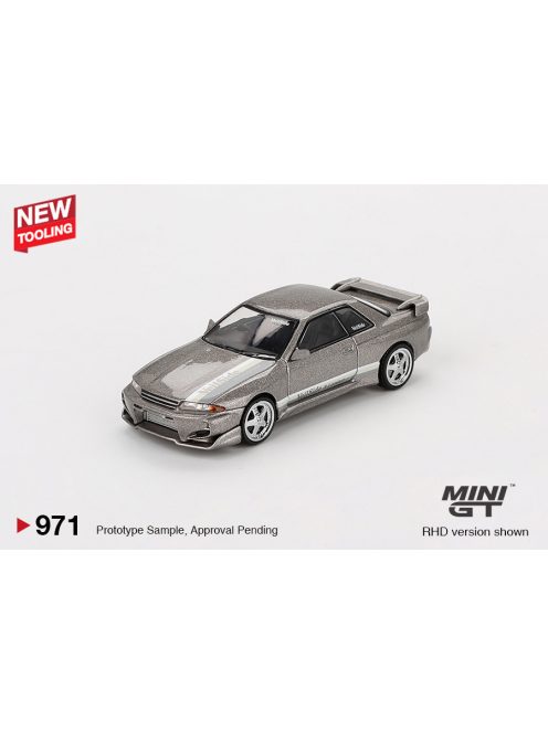 Minigt - 1:64 Nissan Skyline GT-R (R32) Veilside Combat C-I Veilside Combat Grey 2011 (RHD) - MINI GT