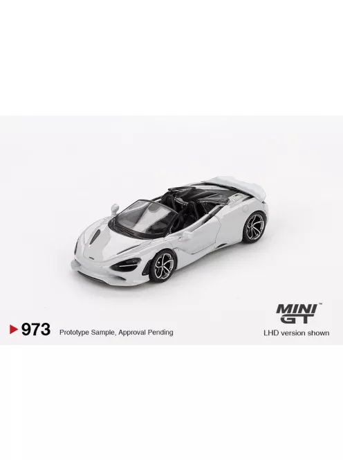 Minigt - 1:64 McLaren 750S Spider Cirrus Grey 2024 (LHD) - MINI GT