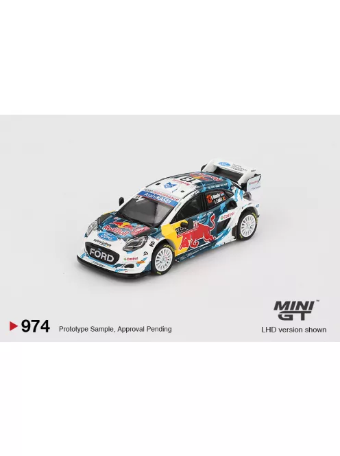 Minigt - 1:64 Ford Puma Rally1 #13 M-Sport Ford WRT 2024 Rally Monte Carlo (LHD)