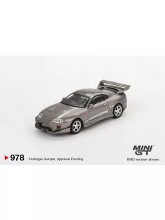   Minigt - 1:64 Toyota Supra MK4 (A80) VeilSide Combat V-II Combat Grey 2011 (LHD) - MINI GT
