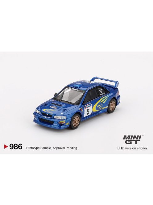 Minigt - 1:64 Subaru Impreza WRC99 #5, Richard Burns/Robert Reid Winner Rally Australia 1999 - Australia Exclusive (LHD) - MINI GT
