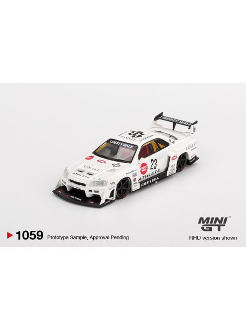 Minigt - 1:64 Nissan GTR (R34) LB-ER34 Super Silhouette ATHLETE/COLLET 2024 (RHD) - 