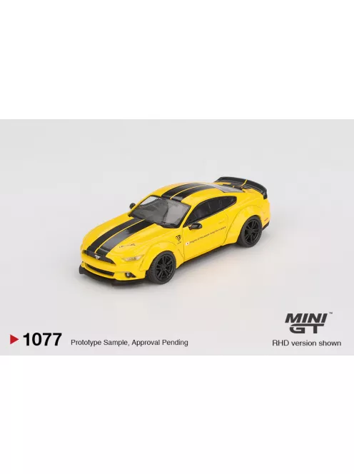 Minigt - 1:64 Ford Mustang LB-Works Triple Yellow 2015 (LHD)