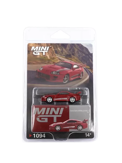 Minigt - Toyota Supra VeilSide Combat V-I Red 1994 (LHD) (Blister Packaging) -