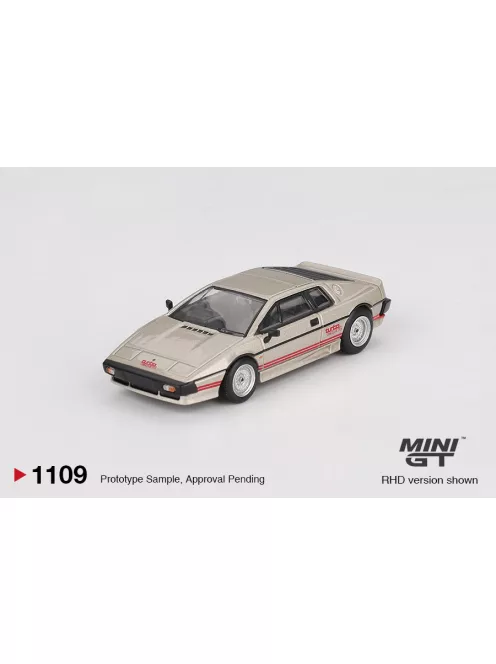 Minigt - 1:64 Lotus Esprit Turbo Metallic Silver 1980 (LHD)