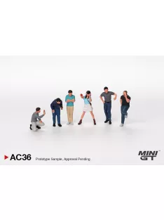  Minigt - 1:64 Figurine: Car Enthusiasts 2024 - 6 figures - MINI GT