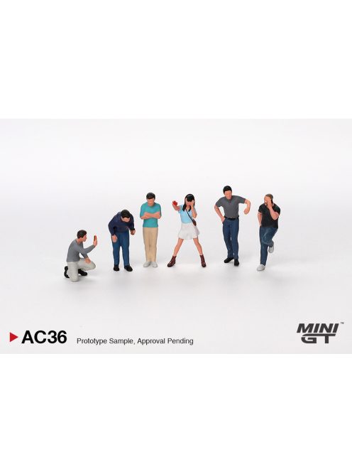 Minigt - 1:64 Figurine: Car Enthusiasts 2024 - 6 figures - MINI GT