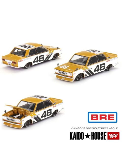 Minigt - Datsun 510 Street Bre510 V3 Kaido House (Lhd) - Mini Gt