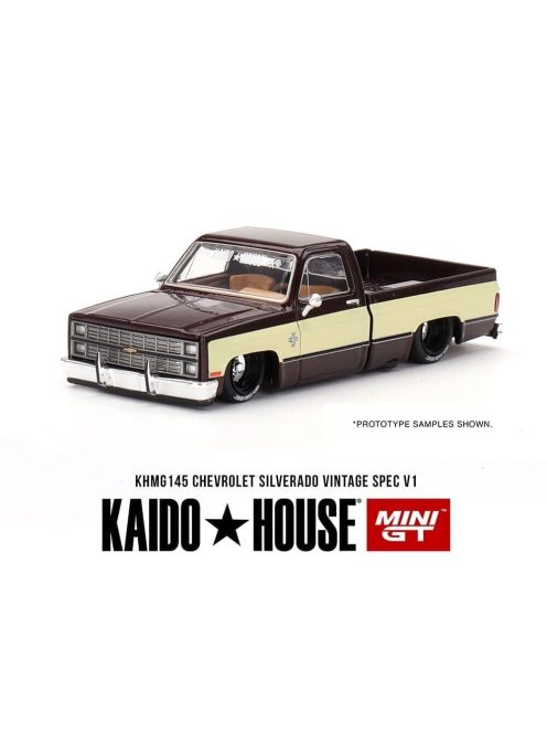 Minigt - 1:64 Chevrolet Silverado KAIDO Vintage Spec V1 1980 - MINI GT