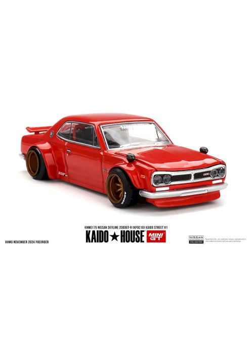 Minigt - 1:64 Nissan Skyline 2000GT-R (KPGC10) Kaido Street V1, 1969 - MINI GT