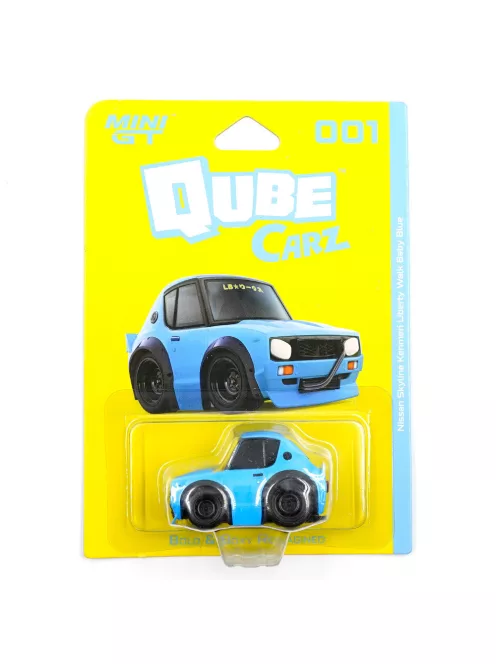 Minigt - 1:64 Nissan Skyline Kenmeri Liberty Walk, Baby Blue, 2025 (Blister packaging) - Qube Carz