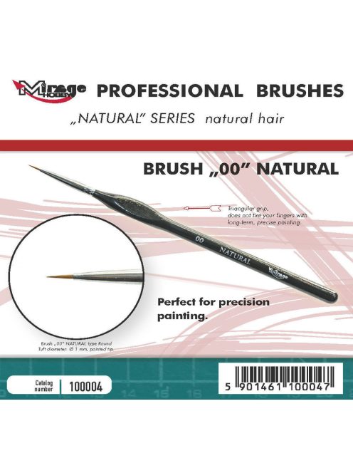 Mirage Hobby - MIRAGE BRUSH NATURAL SIZE 00