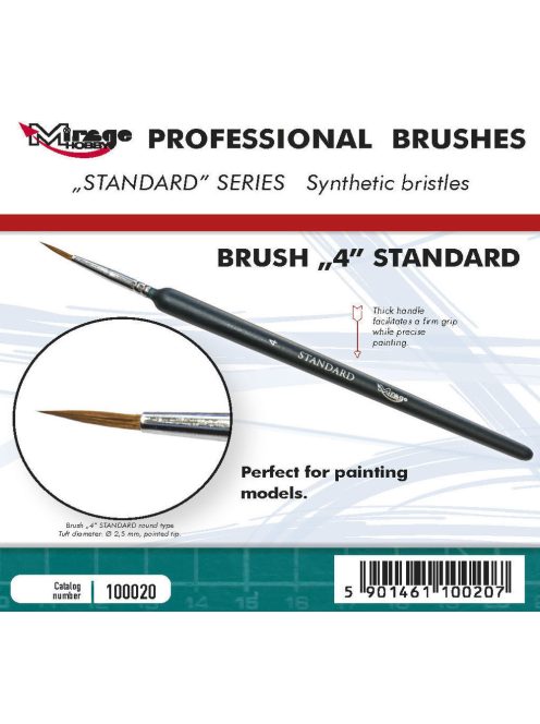 Mirage Hobby - MIRAGE BRUSH STANDARD SIZE 4