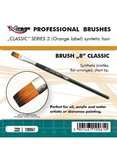   Mirage Hobby - MIRAGE BRUSH FLAT HIGH QUALITY CLASSIC SERIES 2 size 8