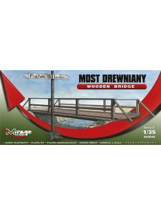 Mirage Hobby - Holzbrücke mit Geländer und Wegweiser