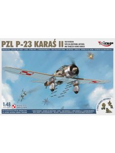   Mirage Hobby - PZL P-23 KARAS II,1939 Version with an Additional Antenna