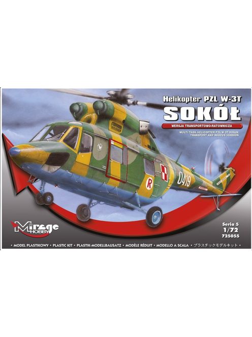 Mirage Hobby - MULTI-TASK HELICOPTER PZL W-3T SOKOL(TRANSPORT AND RESCUE VERSION)