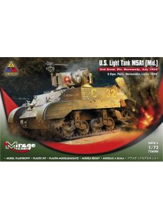 Mirage Hobby - U.S.Light Tank M5A1 (Mid) 2nd Armd.Div.N