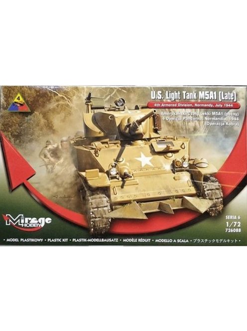 Mirage Hobby - U.S. Light Tank M5A1 (Late)