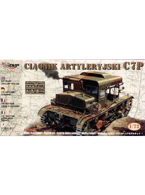 Mirage Hobby - Schwerer Artillerie Traktor C7P mit Fotoätzteilen