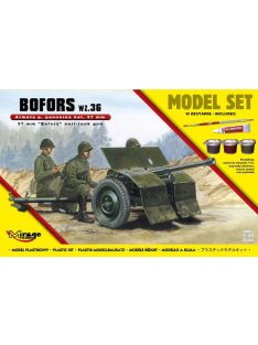 Mirage Hobby - 37mm BOFORS wz 36 anti tank gun(ModelSet