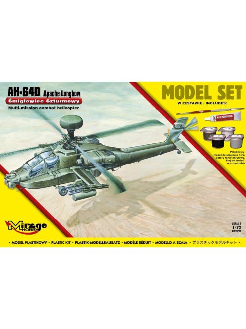 Mirage Hobby - AH-64D APACHE Longbow (Model Set)