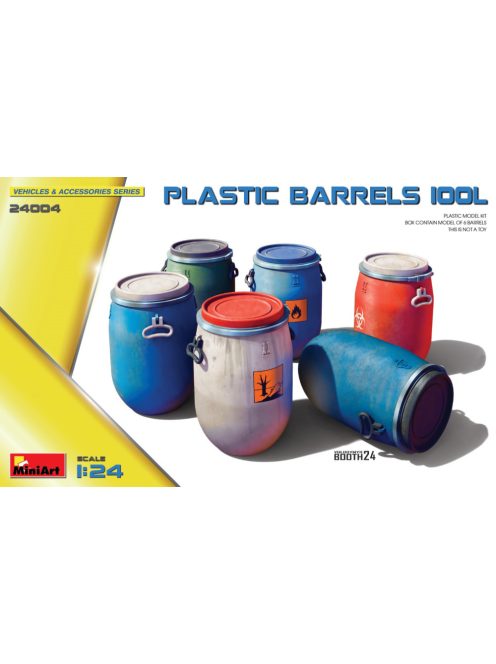 Miniart - Plastic Barrels 100L