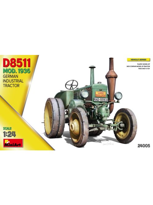 Miniart - German Industrial Tractor D8511  Mod. 1936