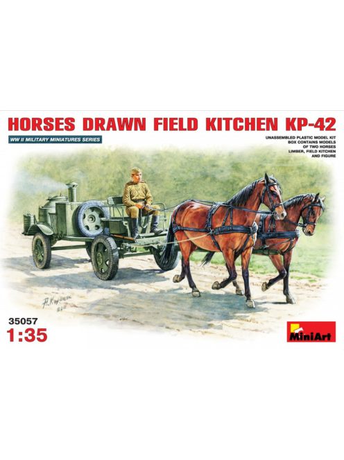 MiniArt - Horses Drawn Field Kitchen KP-42