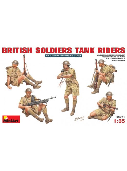 MiniArt - British Soldiers Tank Riders