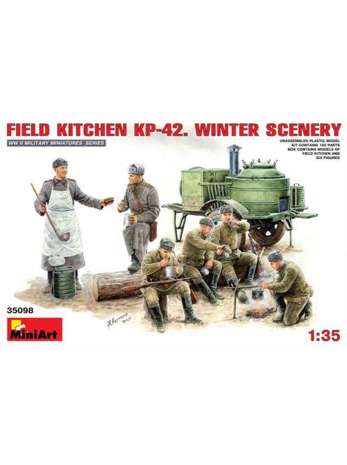 MiniArt - Field Kitchen KP-42 Winter Scenery