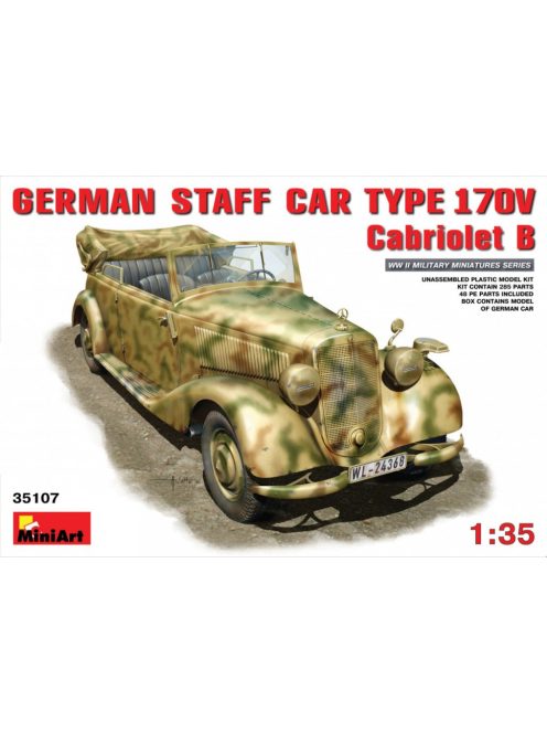 MiniArt - German Staff Car  Typ 170V Cabriolet B