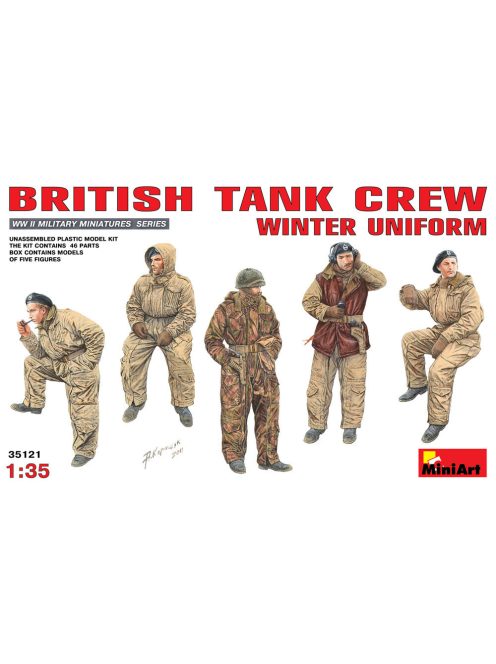 MiniArt - British Tank Crew (Winter Uniform)