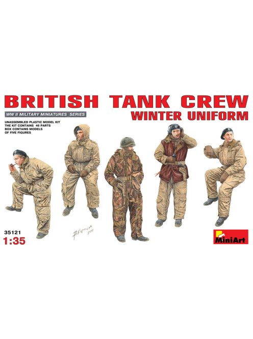 MiniArt - British Tank Crew (Winter Uniform)