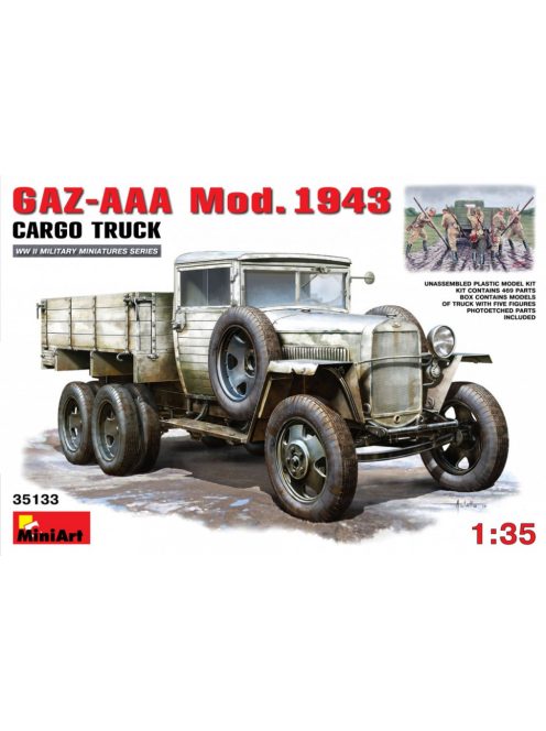 MiniArt - GAZ-AAA Mod 1943 Cargo Truck