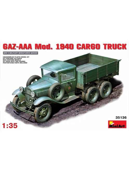 MiniArt - GAZ-AAA Mod 1940 Cargo Truck.