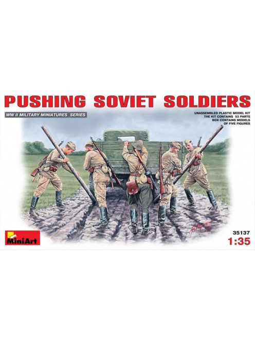 MiniArt - Pushing Soviet Soldiers