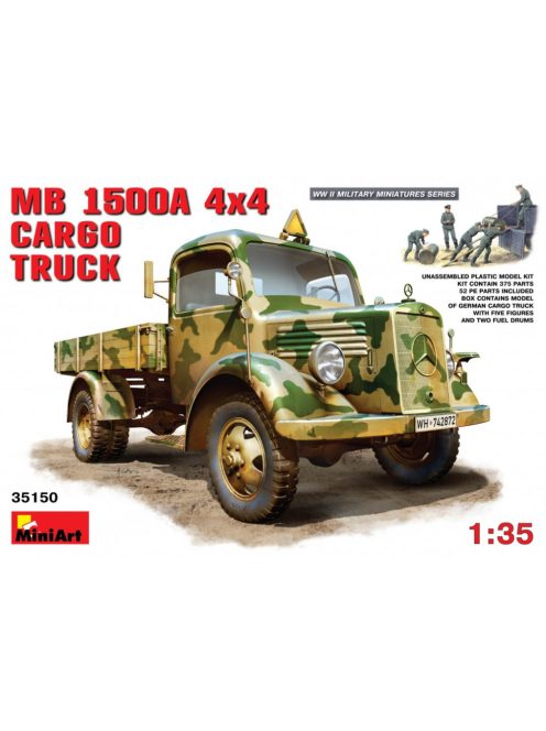 MiniArt - MB L1500 A 4x4 Cargo Truck