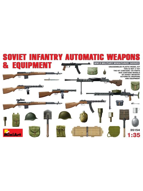 MiniArt - Soviet  Infantry Automatic Weapons & Equipment